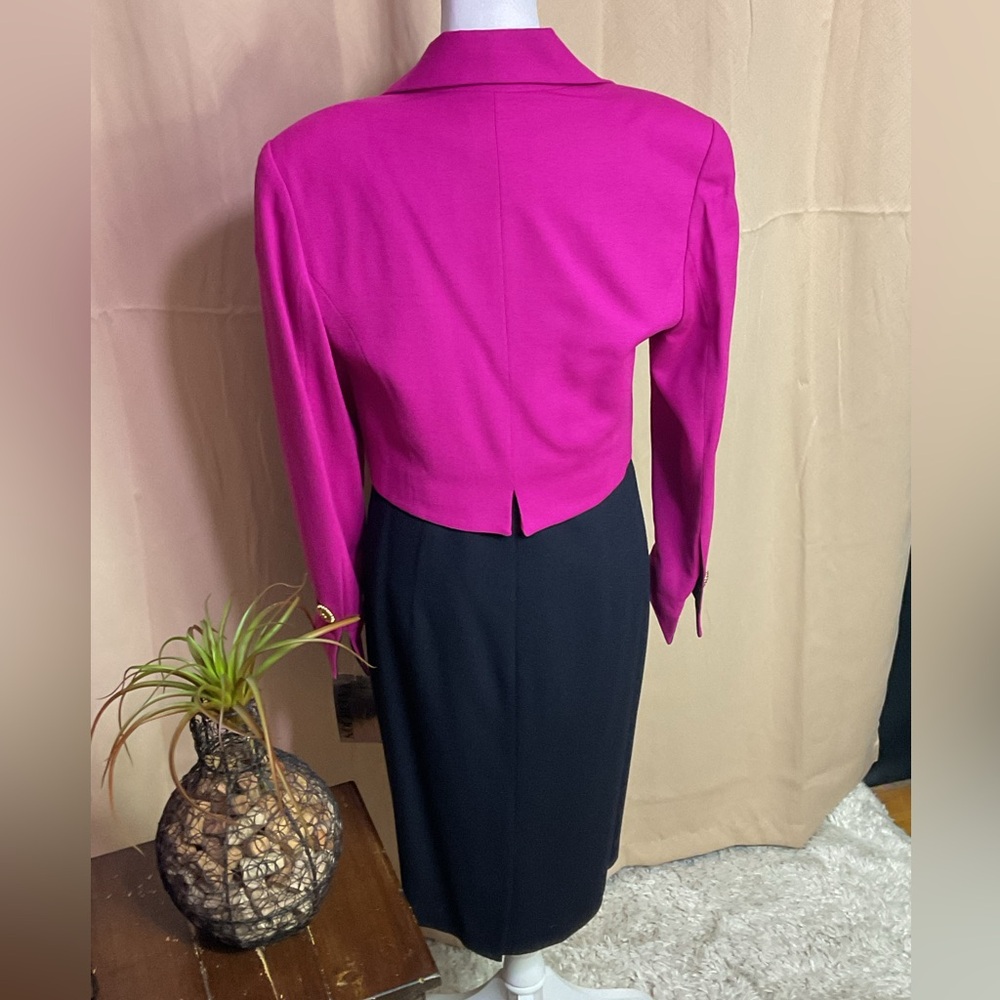 Rickie Freeman For Teri Jon Vintage Dress & Jacket Ensemble - Picture 2 of 16